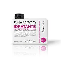 THREE HAIR CARE SHAMPOO IDRATANTE AL BAOBAB